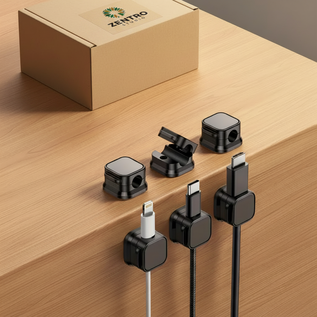 Zentro SnapDock™ – Magnetic Cable Organizer