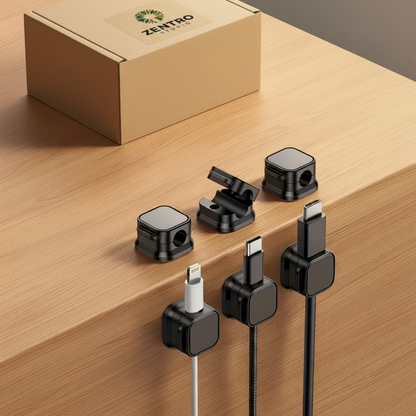 Zentro SnapDock™ – Magnetic Cable Organizer