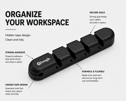 Zentro CableDock™ – 5-Port Magnetic Cable Holder