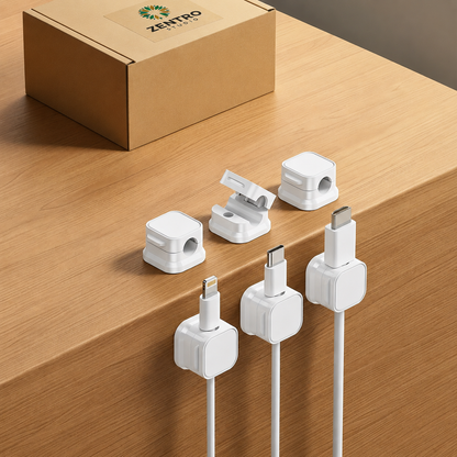 Zentro SnapDock™ – Magnetic Cable Organizer