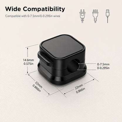 Zentro SnapDock™ – Magnetic Cable Organizer