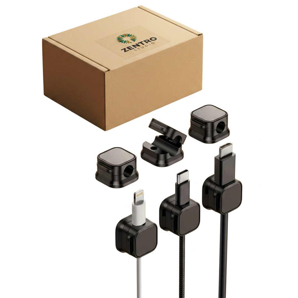 Zentro SnapDock™ – Magnetic Cable Organizer