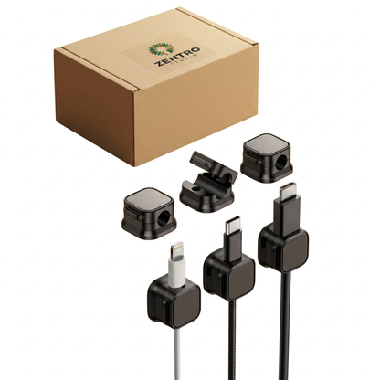 Zentro SnapDock™ – Magnetic Cable Organizer