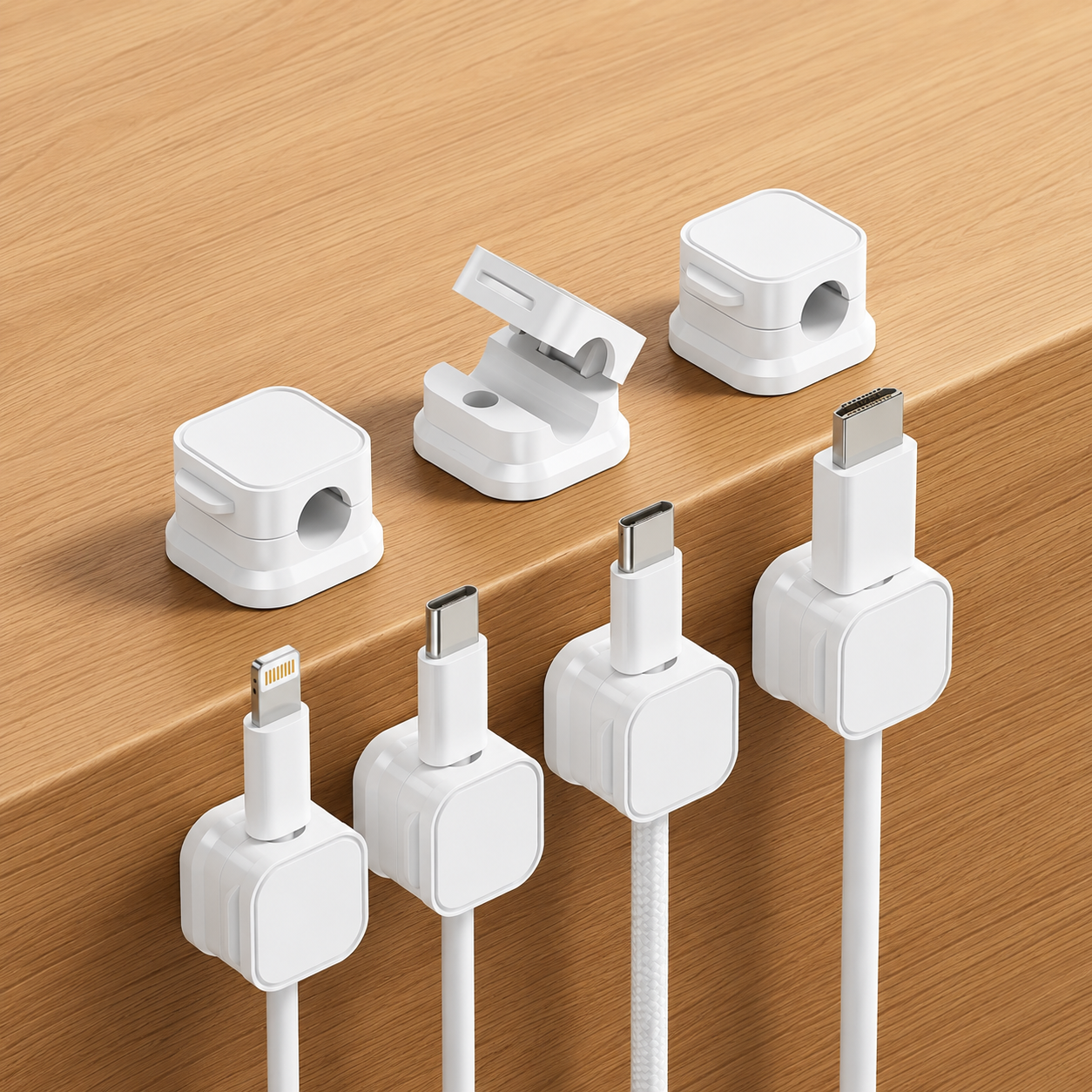 Zentro SnapDock™ – Magnetic Cable Organizer